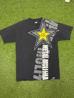 Vintage Metal Mulisha x Rockstar Energy Short Sleeve Graphic T-Shirt
